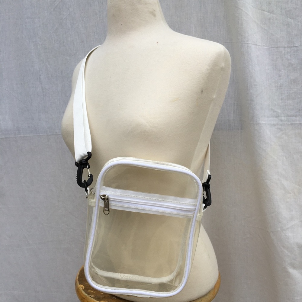 VORSPACK Acrylic Clear Stadium Bag crossbody satchel festival backpack